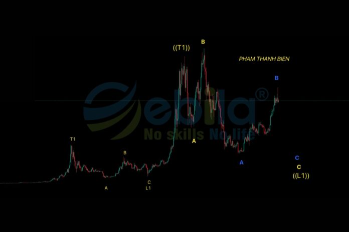 However, in 2022, the price of Bitcoin experienced a decline, confirming the downtrend from T1 to L1 (in the million-dollar pattern).