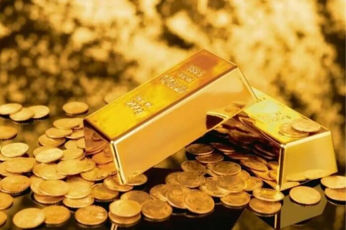 Spot gold price inched up 0.1% to $2,056.20 per ounce, surpassing the $2,050 threshold for the first time in two weeks,