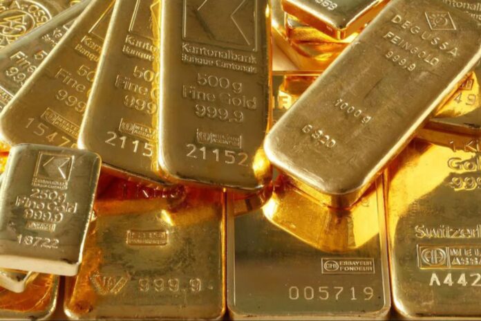 Gold prices have dropped below the critical level of $2,300 an ounce as investors are biased towards the dollar and remain cautious about the metal ahead of key inflation data that could influence interest rates. 