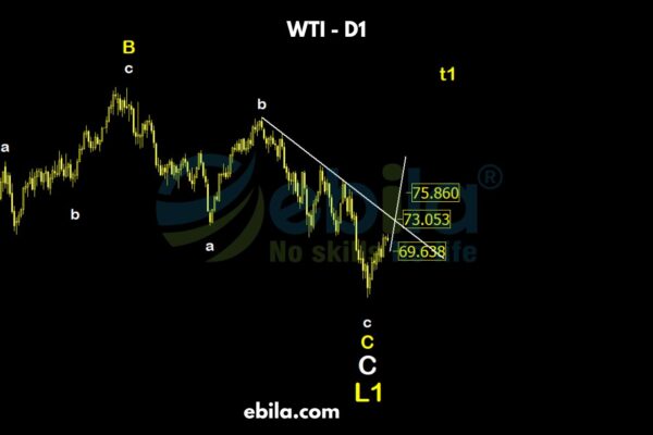 If you've been following over the past few weeks, you can see the change in the code of waves for crude oil price. The larger L1 has ended, preparing for a long upward wave. 